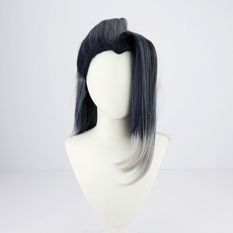 Games Cosplay Wigs VALORANT Fade Three-tone Gradient Wigs