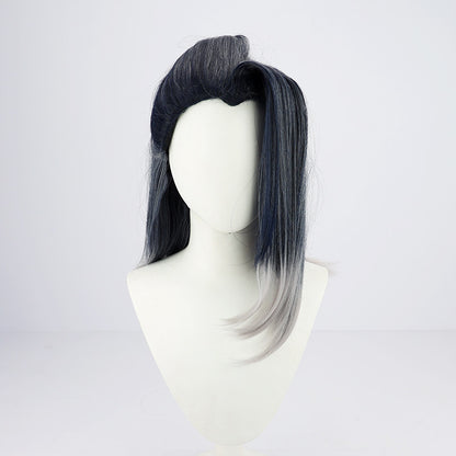 Games Cosplay Wigs VALORANT Fade Three-tone Gradient Wigs