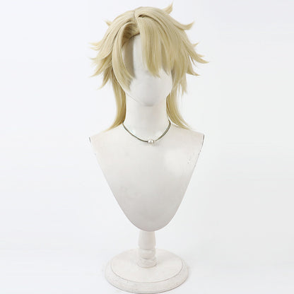 Games Cosplay Wigs Varka Genshin Impact Yellow Wigs