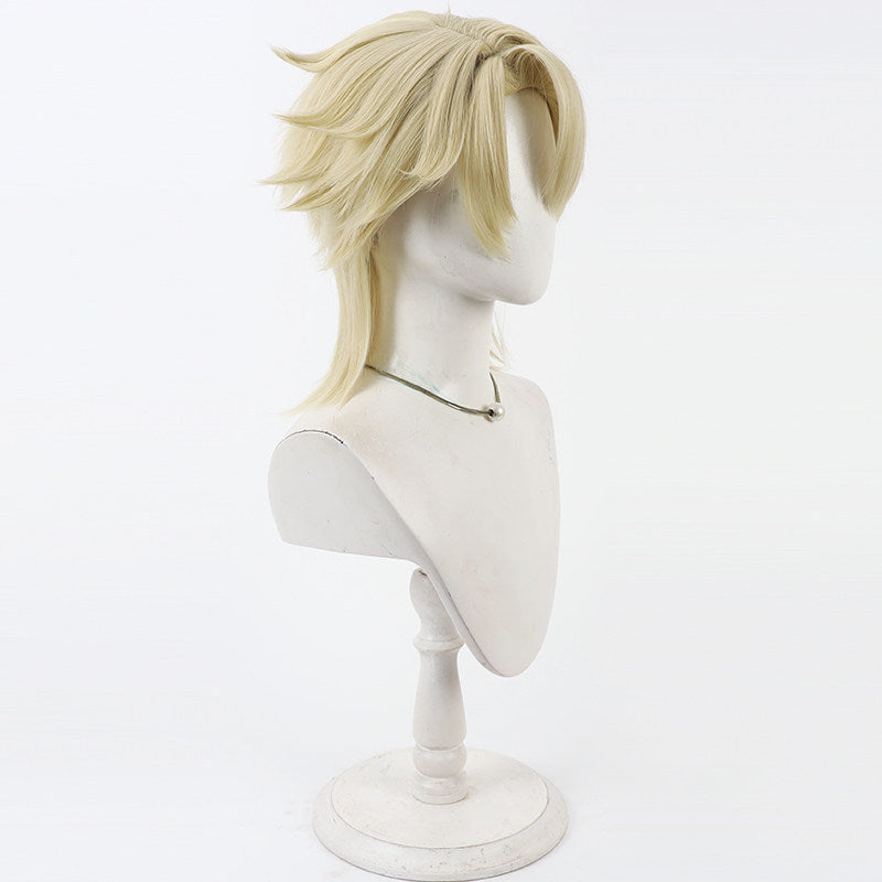 Games Cosplay Wigs Varka Genshin Impact Yellow Wigs