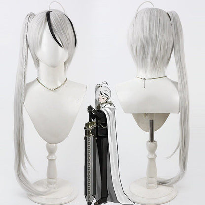 Games Cosplay Wigs Yan Vismok Library of Ruina Silver Wigs