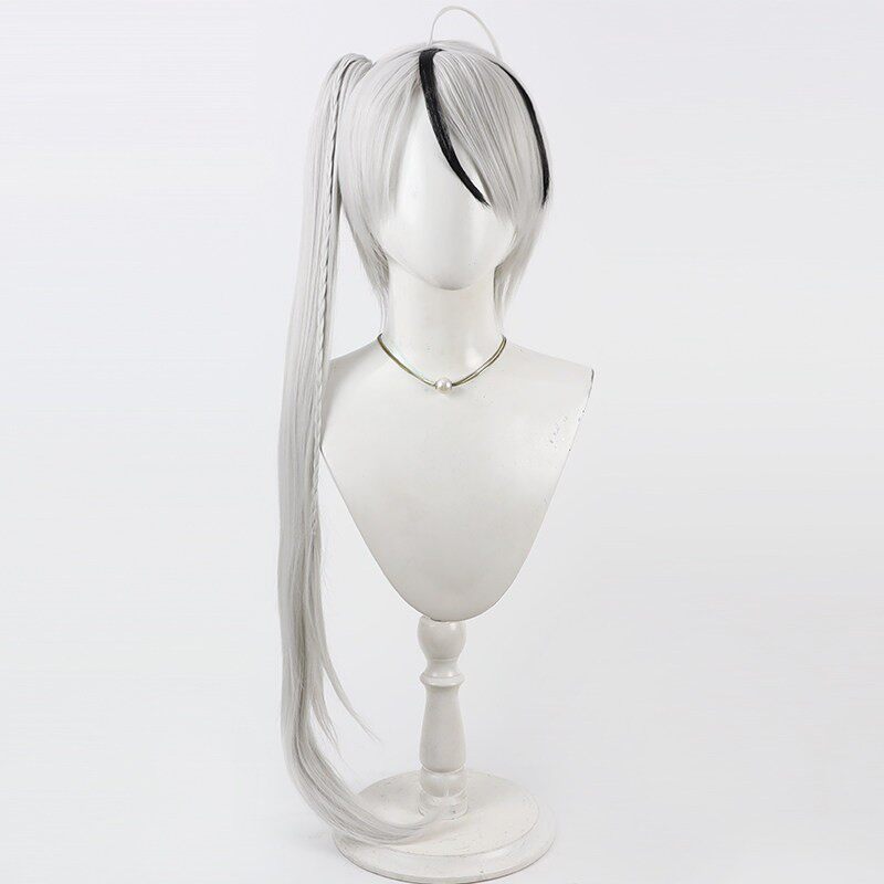 Games Cosplay Wigs Yan Vismok Library of Ruina Silver Wigs