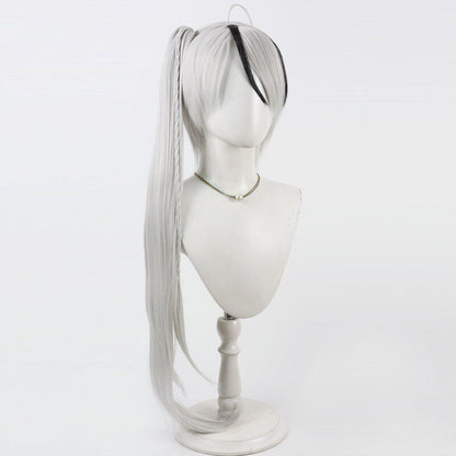 Games Cosplay Wigs Yan Vismok Library of Ruina Silver Wigs