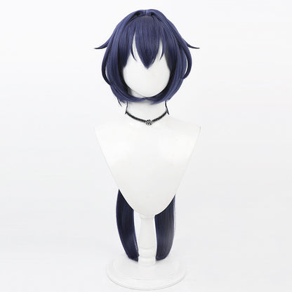 Games Cosplay Wigs Yunli Dark Blue Wigs Honkai: Star Rail
