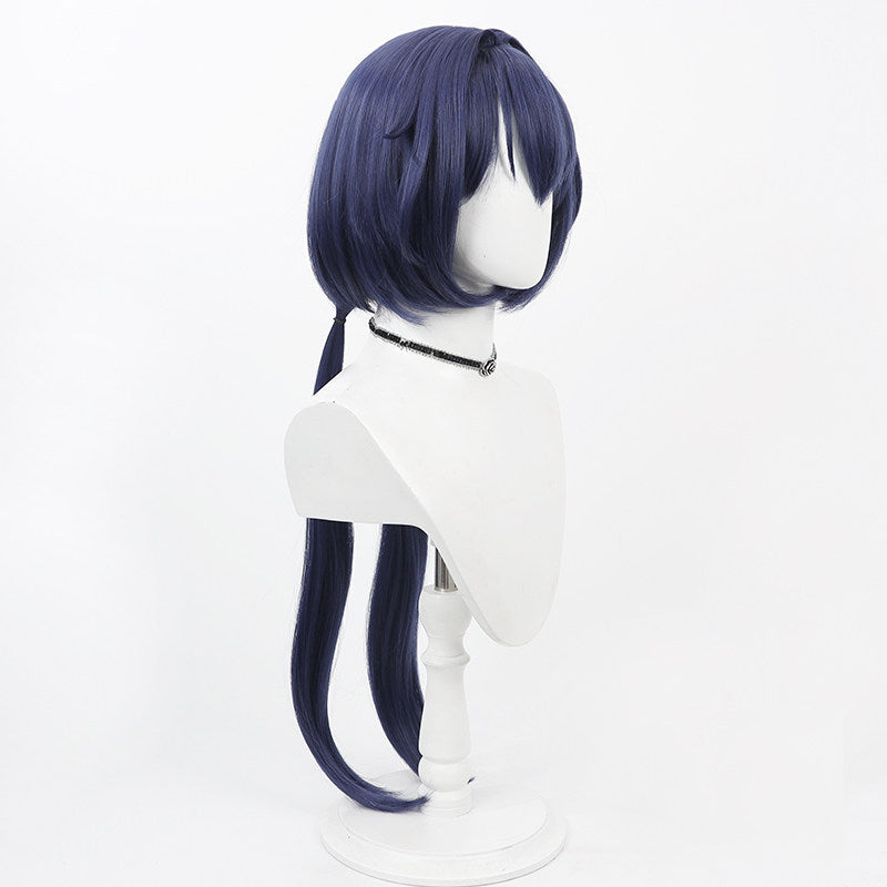 Games Cosplay Wigs Yunli Dark Blue Wigs Honkai: Star Rail