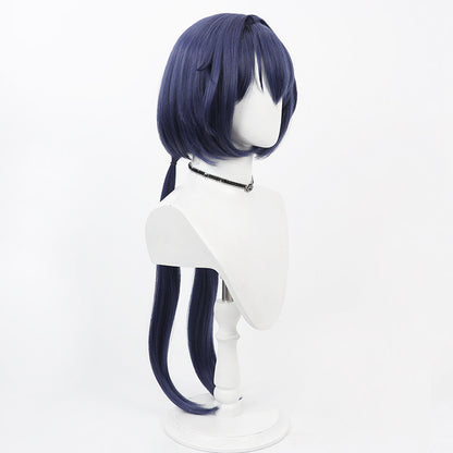 Games Cosplay Wigs Yunli Dark Blue Wigs Honkai: Star Rail