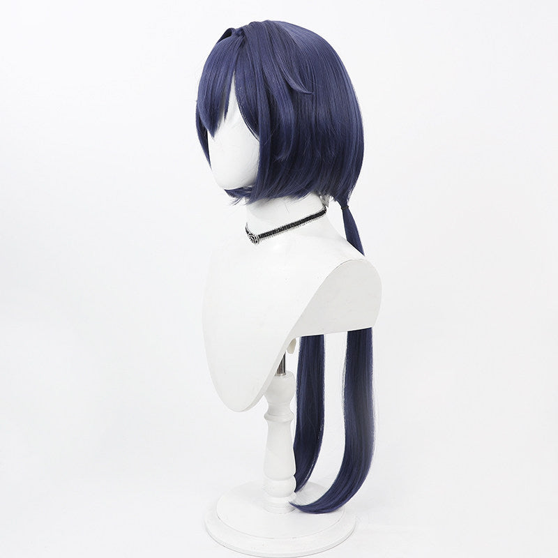 Games Cosplay Wigs Yunli Dark Blue Wigs Honkai: Star Rail