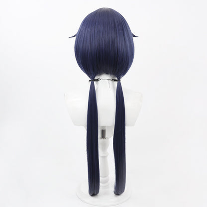 Games Cosplay Wigs Yunli Dark Blue Wigs Honkai: Star Rail