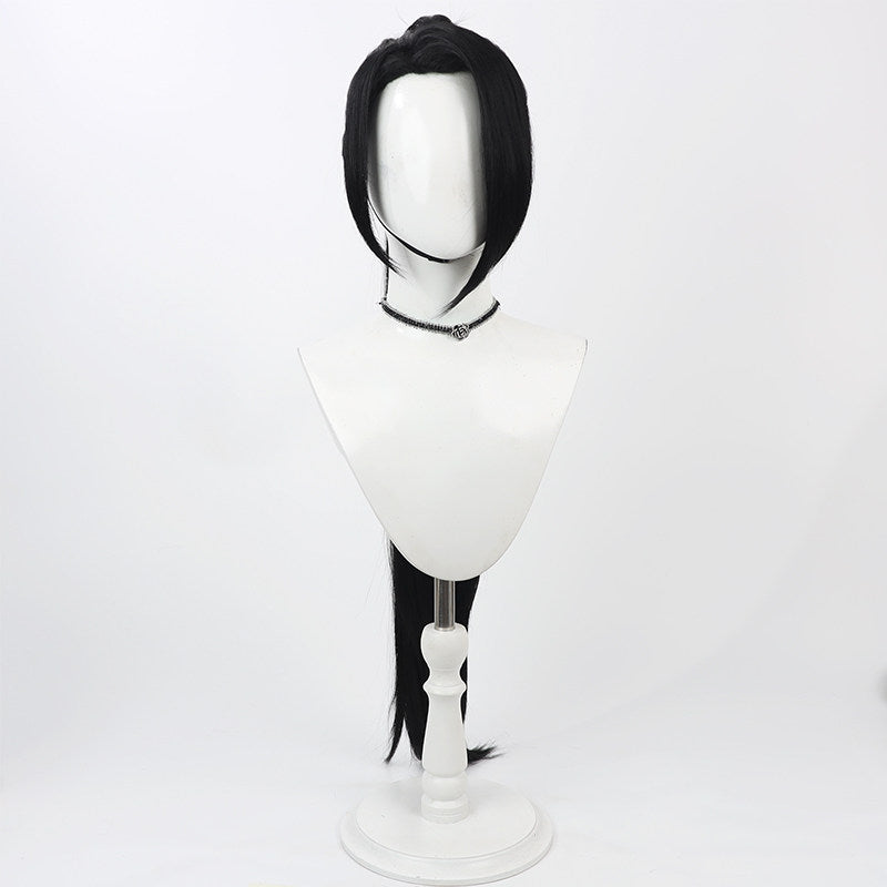 Games VALORANT Cosplay Wigs Sage Black Wigs