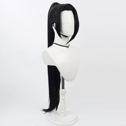 Games VALORANT Cosplay Wigs Sage Black Wigs