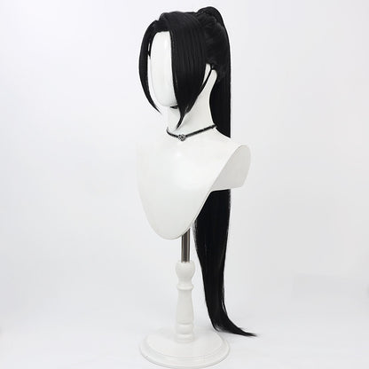 Games VALORANT Cosplay Wigs Sage Black Wigs