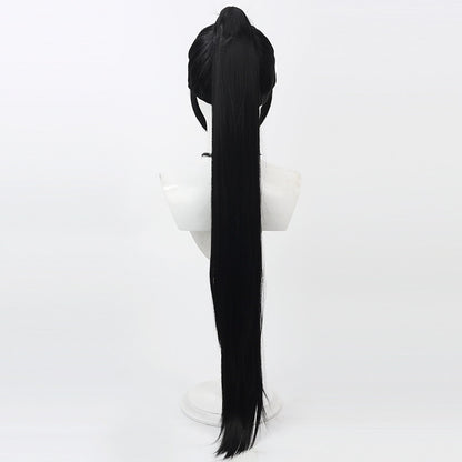 Games VALORANT Cosplay Wigs Sage Black Wigs