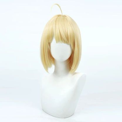 Gasper Vladi Cosplay Wigs High School DxD Yellow Bob Wigs