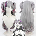 Genderbend Fuwa Minato Cosplay Wigs NIJISANJI VTuber Ponytail Wigs