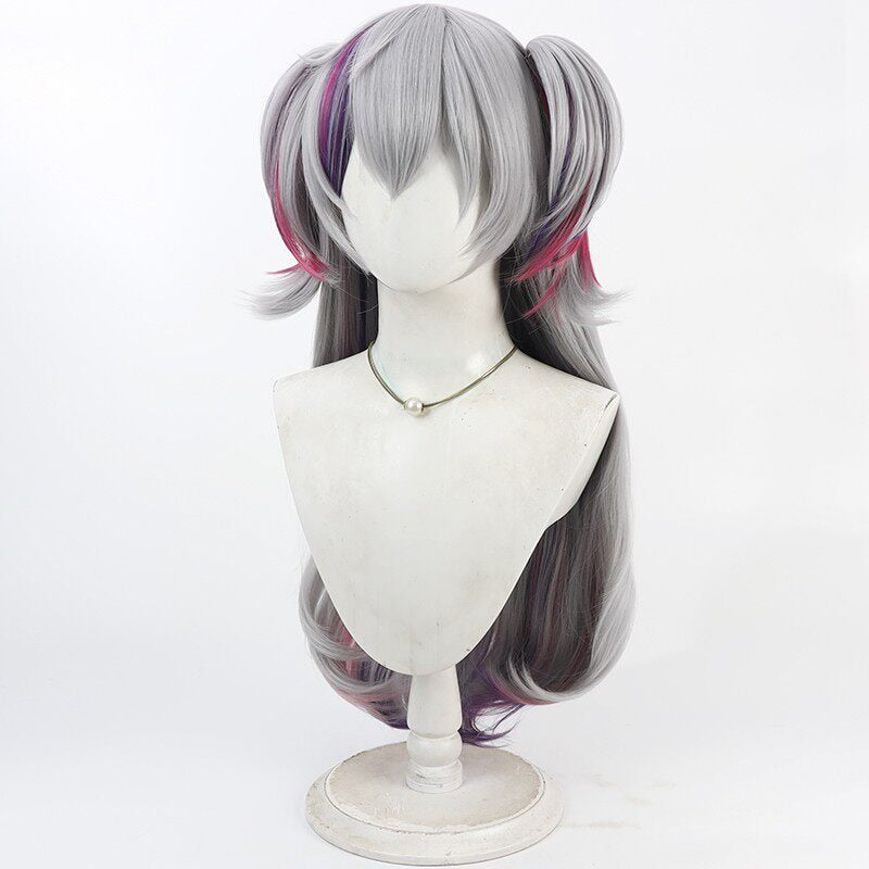 Genderbend Fuwa Minato Cosplay Wigs NIJISANJI VTuber Ponytail Wigs