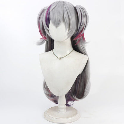 Genderbend Fuwa Minato Cosplay Wigs NIJISANJI VTuber Ponytail Wigs
