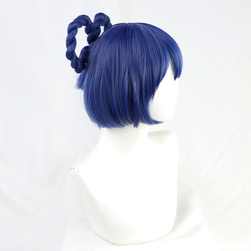 Genshin Impact Cosplay Wigs Xiangling Blue Wigs