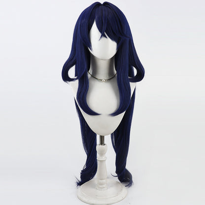 Genshin Impact Games Cosplay Wigs Lauma Navy Blue Wigs