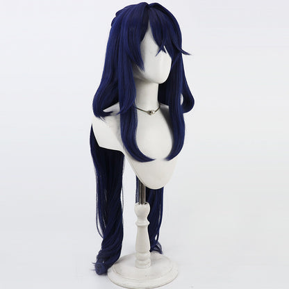 Genshin Impact Games Cosplay Wigs Lauma Navy Blue Wigs