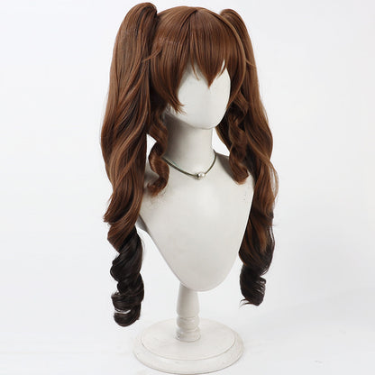 Gilberta Arknights Cosplay Wigs Gradient Split Ponytail Wigs