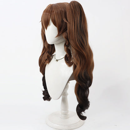 Gilberta Arknights Cosplay Wigs Gradient Split Ponytail Wigs