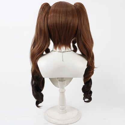 Gilberta Arknights Cosplay Wigs Gradient Split Ponytail Wigs