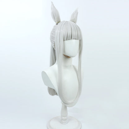 Gold Ship Cosplay Wigs La mode 564 Silver Grey WIgs Umamusume: Pretty Derby