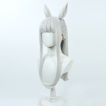 Gold Ship Cosplay Wigs La mode 564 Silver Grey WIgs Umamusume: Pretty Derby