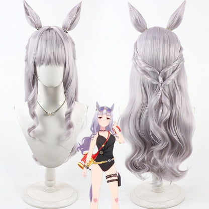 Gold Ship Cosplay Wigs Swimsuit Loose Hair With Ears Pretty Derby