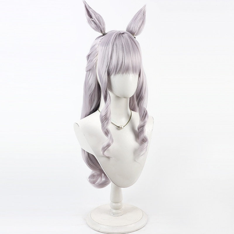Gold Ship Cosplay Wigs Swimsuit Loose Hair With Ears Pretty Derby