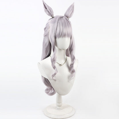 Gold Ship Cosplay Wigs Swimsuit Loose Hair With Ears Pretty Derby
