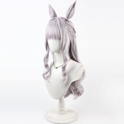 Gold Ship Cosplay Wigs Swimsuit Loose Hair With Ears Pretty Derby