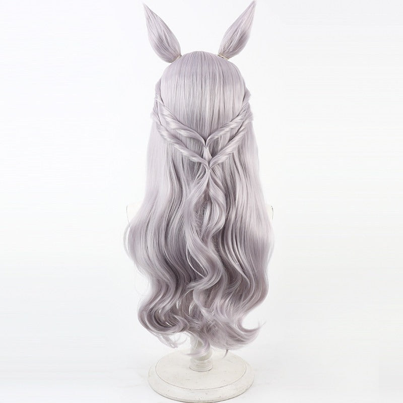 Gold Ship Cosplay Wigs Swimsuit Loose Hair With Ears Pretty Derby