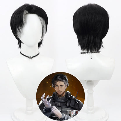 Gustave Kateb Cosplay Wigs White Highlight Wigs Arknights