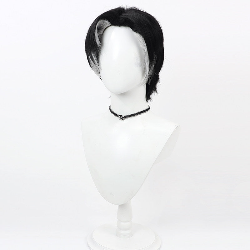 Gustave Kateb Cosplay Wigs White Highlight Wigs Arknights