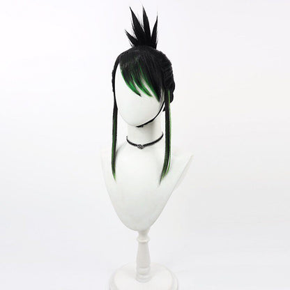 Hanabatake Chaika Cosplay Wigs NIJISANJI VTube Black Wigs