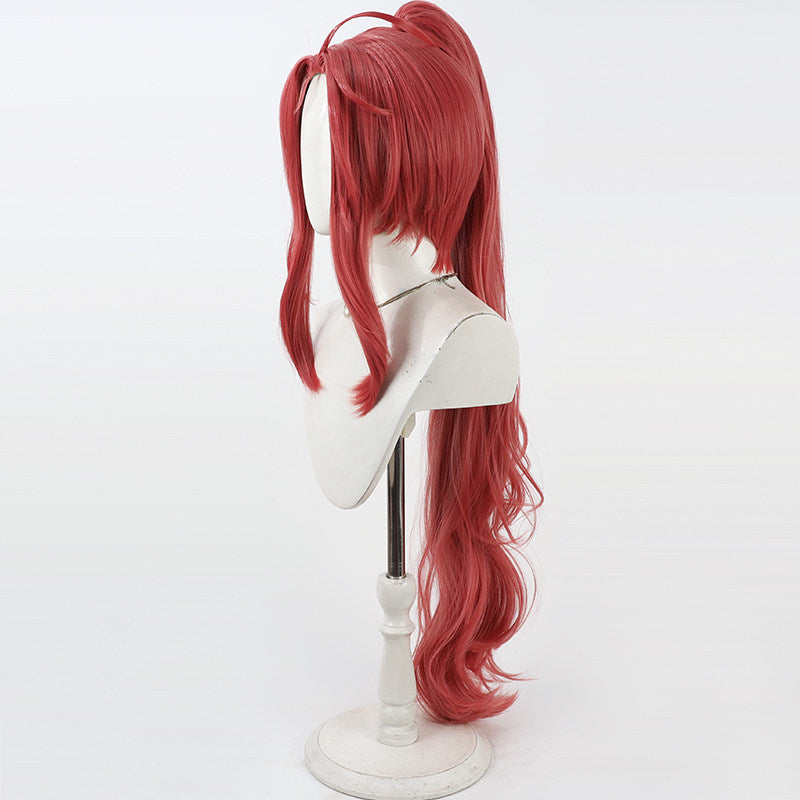 Hanaoka Yuzu Cosplay Wigs Split Ponytail Wigs Blue Archive