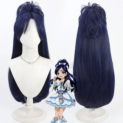 Hannah Whitehouse Cosplay Wigs Dark Blue Wigs Pretty Cure