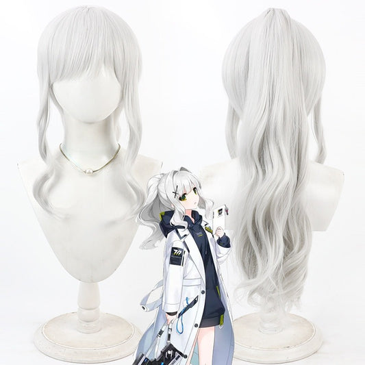 Hare Omaga Blue Archive Cosplay Wigs Silver Wigs