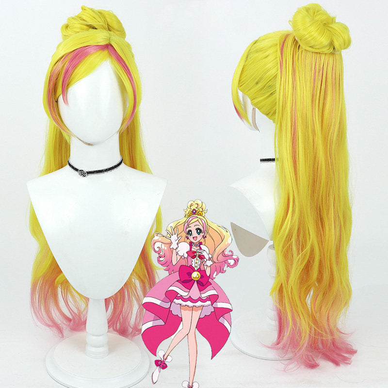 Haruka Haruno Cosplay Wigs Cure Flora Go! Princess Pretty Cure