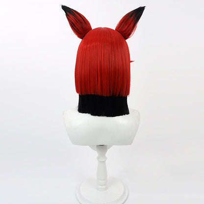 Hazbin Hotel Cosplay Wigs Alastor Red Gradient Wigs