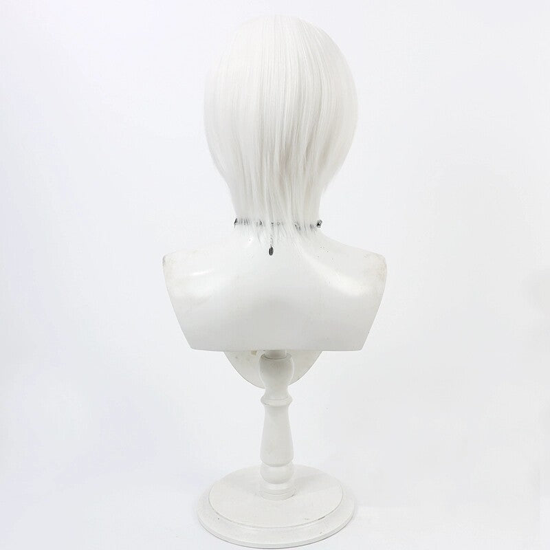 Hazbin Hotel Cosplay Wigs Rosie Pure White Wigs