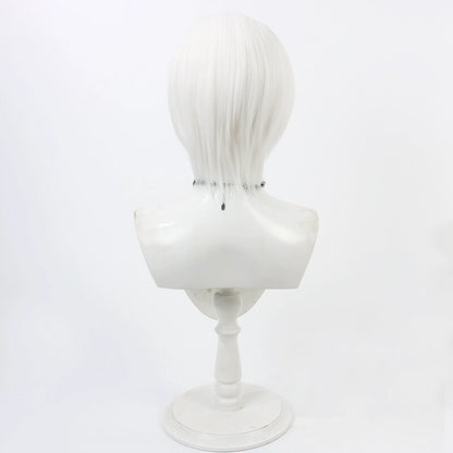 Hazbin Hotel Cosplay Wigs Rosie Pure White Wigs