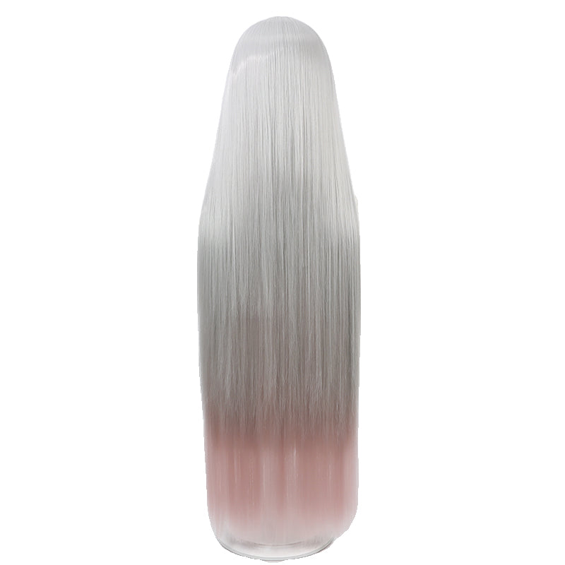 Hazbin Hotel Cosplay Wigs Vaggie Silver White Gradient Wigs