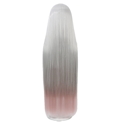 Hazbin Hotel Cosplay Wigs Vaggie Silver White Gradient Wigs