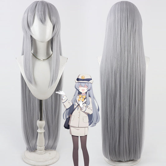 Hikari Shikiji Cosplay Wigs Blue Archive Grey Blue Wigs