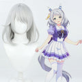 Hishi Miracle Cosplay Wigs Silver White Wigs Pretty Derby