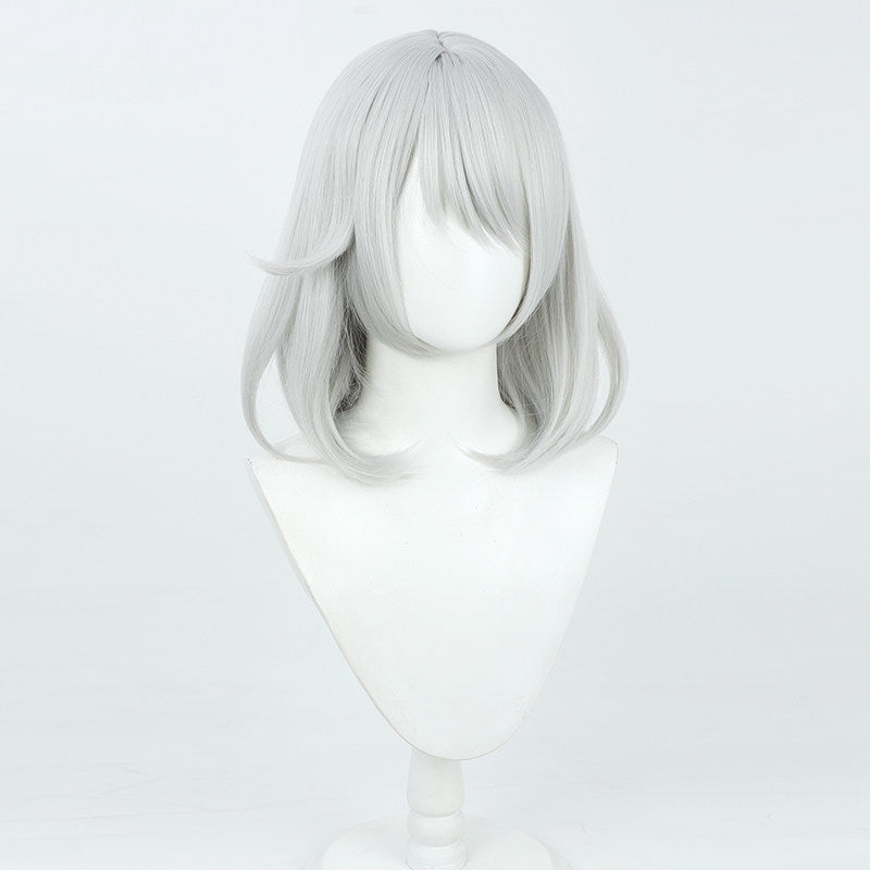 Hishi Miracle Cosplay Wigs Silver White Wigs Pretty Derby