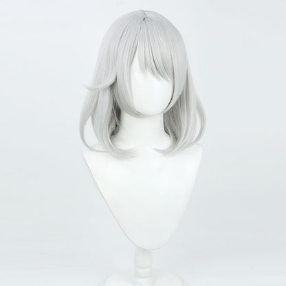 Hishi Miracle Cosplay Wigs Silver White Wigs Pretty Derby