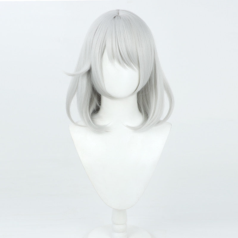 Hishi Miracle Cosplay Wigs Silver White Wigs Pretty Derby